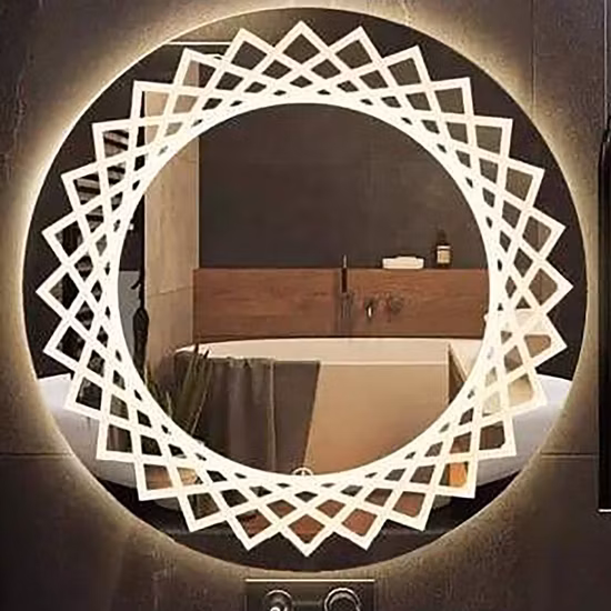 Spiegelproduktionslinie / Glasschneiden / Sandstrahlen / Schleifen / Kanten / Abschrägen / Lasergravurmarkierung / Filmapplikatormaschine Badezimmerspiegelprozess