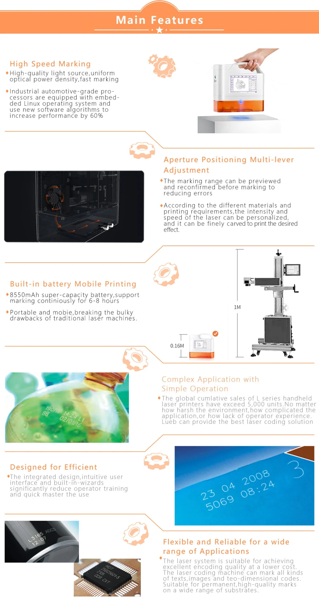 5W Diode Laser Marking Equipment Acrylic Laser Marker Leather Laser Marking Machine Wood Laser Marker PVC ID Card Laser Printer