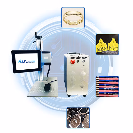 3D-UV-CO2-Faser-Autofokus-Lasermarkierungsgerät / Gravieren / Gravieren / Gravieren / Schweißen / Reinigen / Laserschneidemaschine für Kohlenstoff- / Edelstahl-Lasermarkierungsmaschine