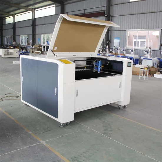 1390 CO2-Laserschneider, CNC-Lasergravur-Schneidemaschine für Holzhandwerk, Acryl-Sperrholz, Metall- und Nichtmetallblech mit Reci-Glasrohr und Ruida-System
