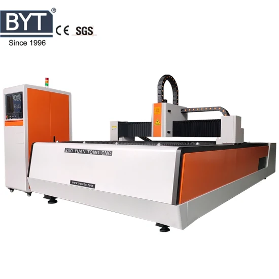 2023 Bytcnc 1000W 1500W 2000W Edelstahl-Aluminium-Cooper-CNC-Faserlaser-Schneidemaschine für verzinkten Kohlenstoffstahl-Blechschneider Preis