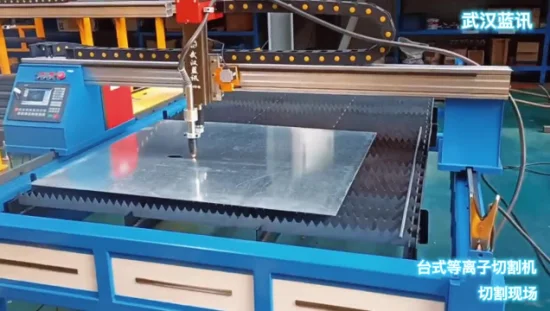 Chinesische Fabrik Hot Sale Desktop-Plasmaschneidemaschine für Edelstahl, Kohlenstoffstahl, Legierung, 0 ~ 200 mm Schnittstärke, Aluminium-Metallschneidemaschine